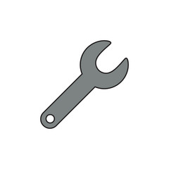 Vector icon concept of spanner.