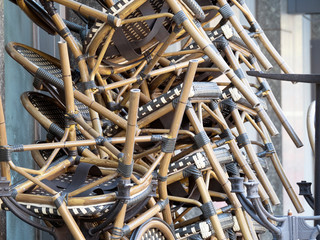 Pile of chairs