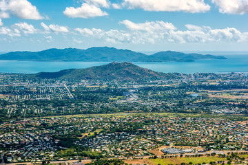Aerial view to Townsville