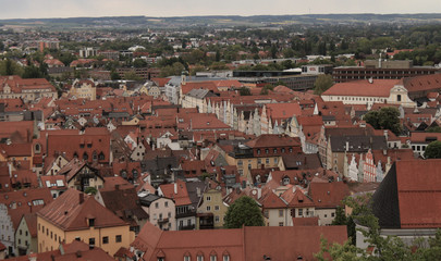 Landshut, Blick hinunter zur Neustadt