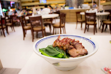 Roast rice in Hong Kong restaurants