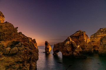 Algarve coast in Portugal