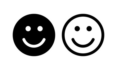 smile emoticons, emoji icon vector