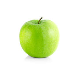 green apple isolated on white background