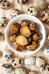 Nutrition, delicious snacks, snacks, marinated, quail eggs