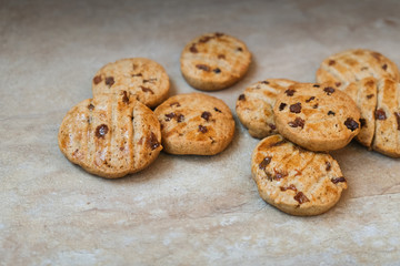 Lots of homemade cookies on table