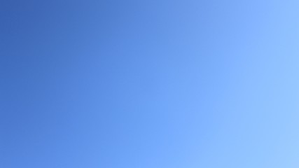 Clear blue cloudless sky
