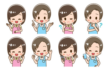 Nursery teacher illustration