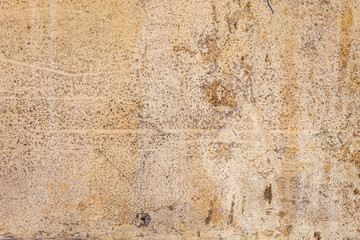 Yellowish Old Weathered Concrete Wall Texture
