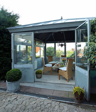 intergarten Orangerie Garten Sommer Haus zuhause