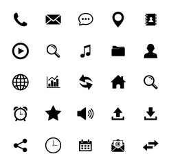Web icon set. Set of web icon symbol vector