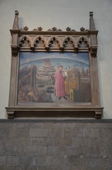 The Inside the Duomo in Florence (Cathedral of Santa Maria del Fiore) 