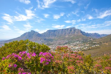 Fotobehang Tafelberg tafelberg vanaf Signal Hill