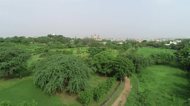 Large public garden, Delhi, India, July 29th 2018