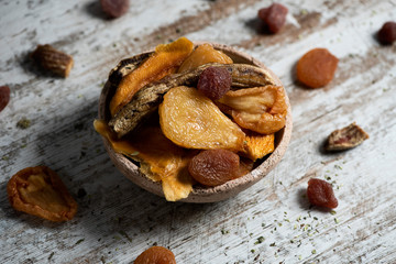 assortment of dried fruit