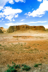 Xinjiang Devil City, China's Xinjiang ghost town, wind erosion Yadan landform