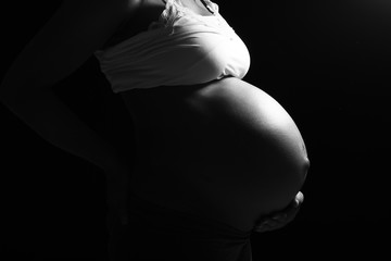 Beautiful pregnant woman