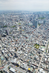 Tokyo Aerial View in Japan