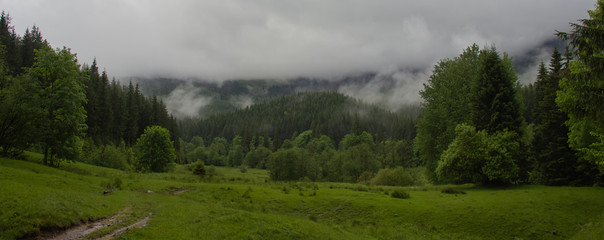 Hiking with a tent through Petros to Hoverla, Lake Nesamovite, Mount Pop Ivan Observatory.