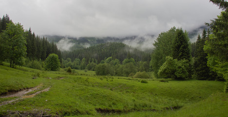 Hiking with a tent through Petros to Hoverla, Lake Nesamovite, Mount Pop Ivan Observatory.