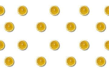 Half cut oranges pattern on background. Fresh. Nature.