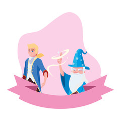 prince charming and wizard of tales characters