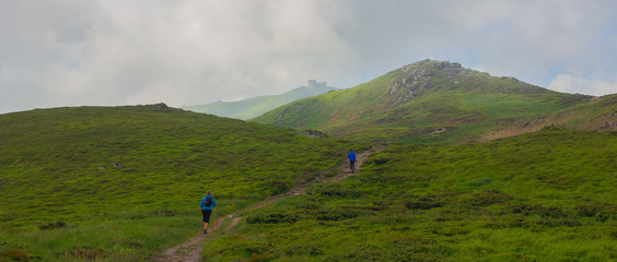 Hiking with a tent through Petros to Hoverla, Lake Nesamovite, Mount Pop Ivan Observatory.