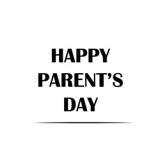 Happy Parents Day Greeting Card Vintage Vector Template Design Background Illustration