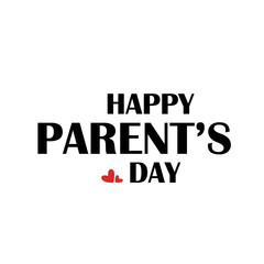 Happy Parents Day Greeting Card Vintage Vector Template Design Background Illustration