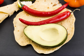 Mexican food still life