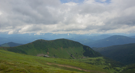 Hiking with a tent through Petros to Hoverla, Lake Nesamovite, Mount Pop Ivan Observatory.