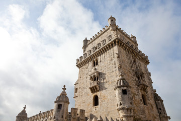 Fototapeta premium Torre de Belém. Barrio Belém, Ciudad de Lisboa, Portugal, Península Ibérica, Europa