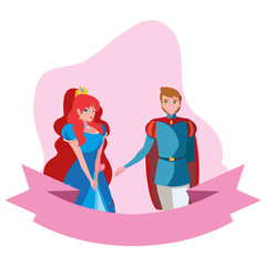 prince charming and princess of tales characters