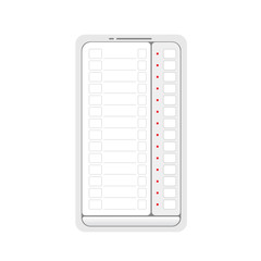 Election voting machine evm.Voting machine electronic election vote illustration vector. - Vector 