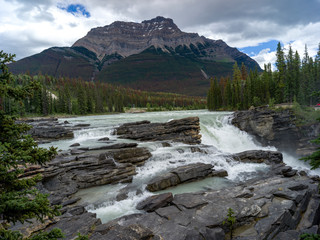 Athabasca Falls, Athabasca River, Icefields Parkway, Jasper, Alberta, Canada