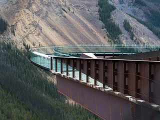 Glacier skywalk, Columbia Icefields, Icefields Parkway, Jasper, Alberta, Canada