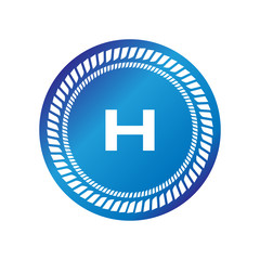 Obraz premium Initial Letter Logo H Template Vector Design