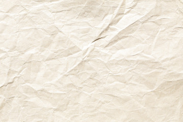 Old Crumpled brown paper texture