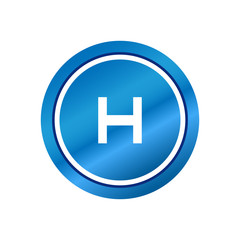 Initial Letter Logo H Template Vector Design