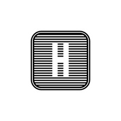 Initial Letter Logo H Template Vector Design