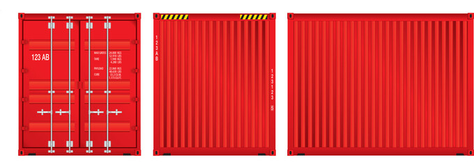 Shipping Red Container