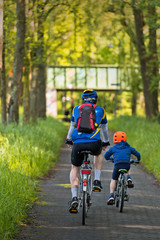 Fototapeta premium Fahrradtour