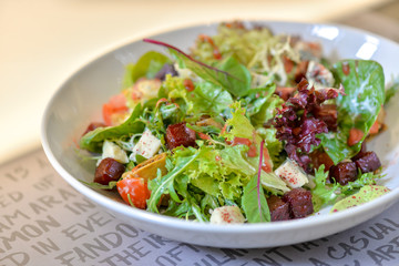 fresh vegetable salad