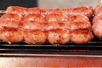 grilled sausage asia delicious at street food