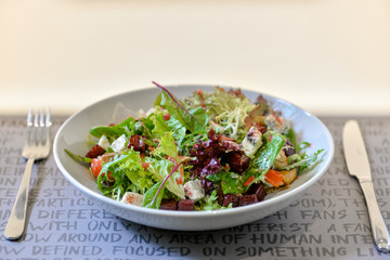 fresh vegetable salad