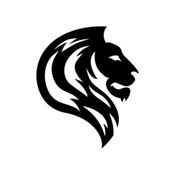 Illustration vector lion head symbol