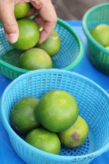 Fresh lemon for cooking at street food