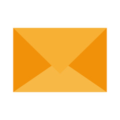 Email envelope symbol isolated cartoon