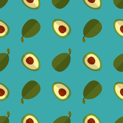 Apple Pattern with a beautiful flat background