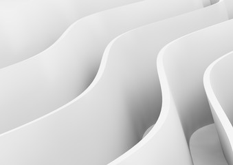 minimal white waves background